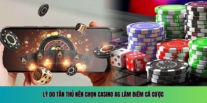 Lý do tân thủ nên chọn Casino AG làm điểm cá cược