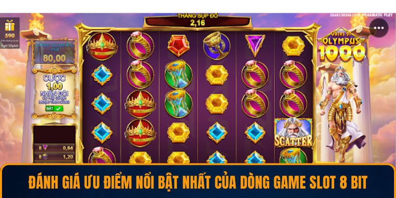 Đánh giá ưu điểm nổi bật nhất của dòng game slot 8 Bit